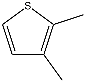 Image of 2,3-dimethylthiophene