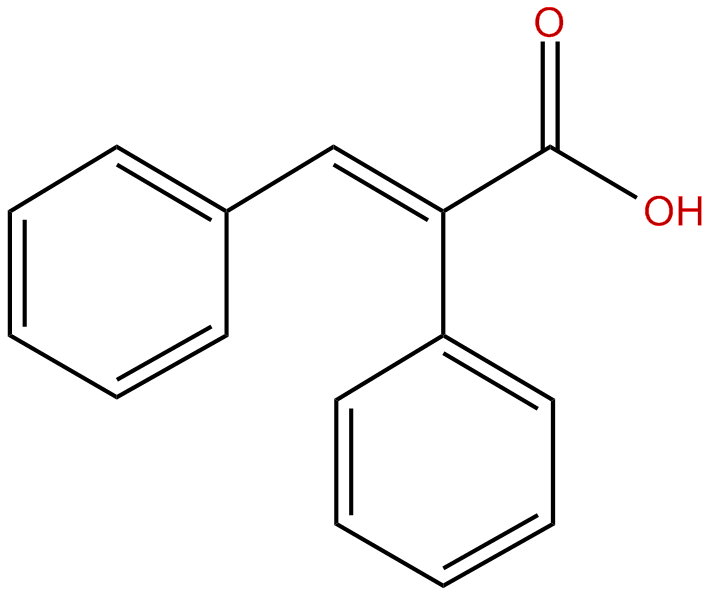 Image of 2,3-diphenylpropenoic acid