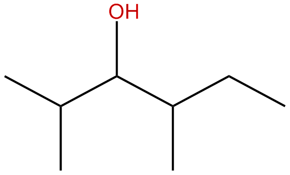 Image of 2,4-dimethyl-3-hexanol