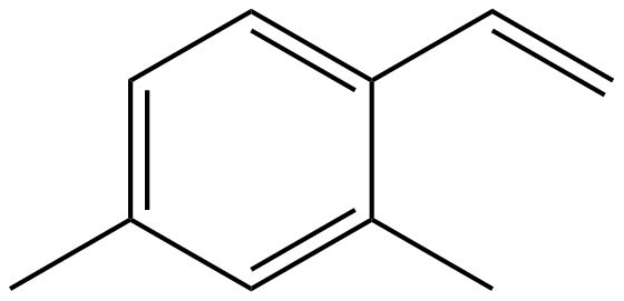 Image of 2,4-dimethylstyrene