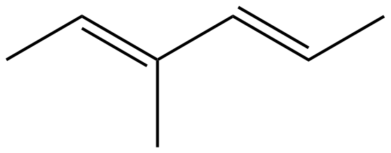 Image of 2,4-hexadiene, 3-methyl-