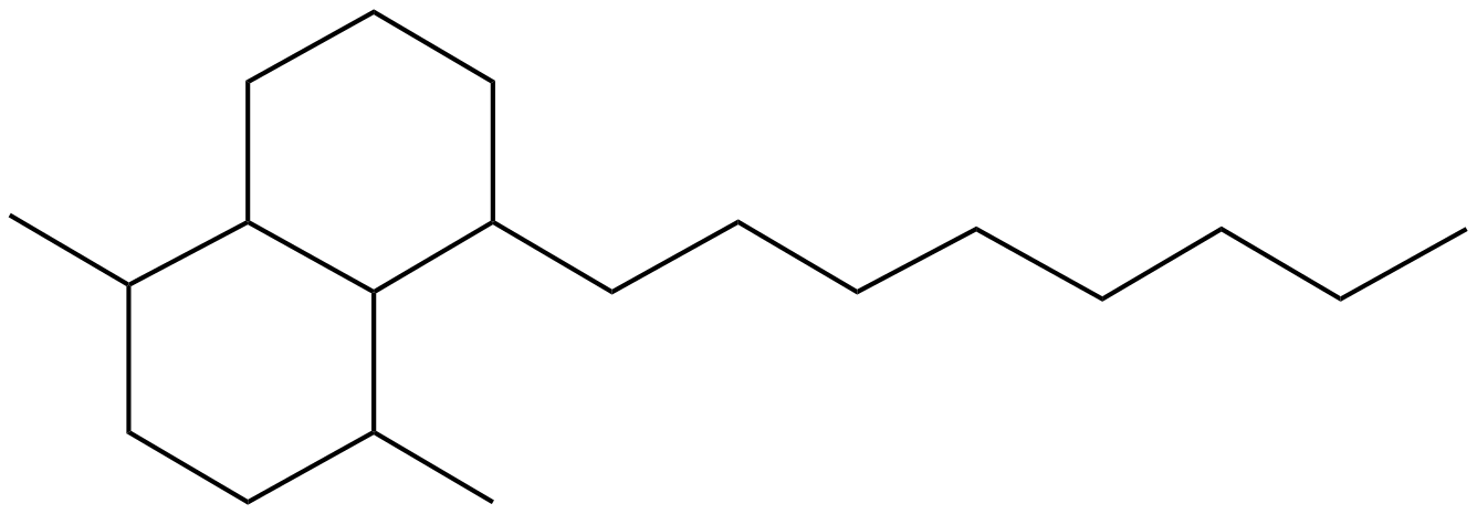 Image of 2,5-dimethyl-7-octylbicyclo[4.4.0]decane