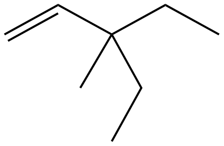 Image of 3-ethyl-3-methyl-1-pentene