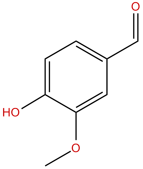 Image of 3-methoxy-4-hydroxybenzaldehyde