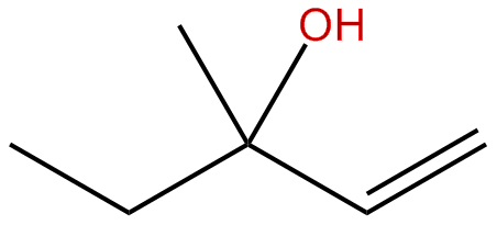 Image of 3-methyl-1-penten-3-ol