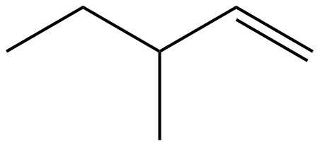 Image of 3-methyl-1-pentene
