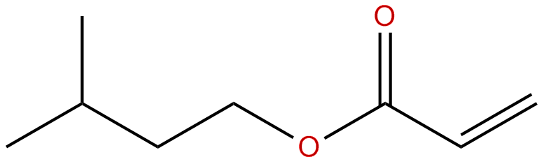 Image of 3-methylbutyl 2-propenoate