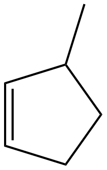 Image of 3-methylcyclopentene