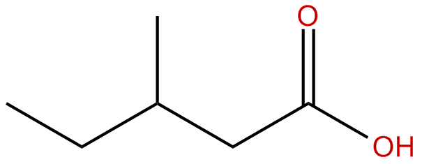 Image of 3-methylpentanoic acid