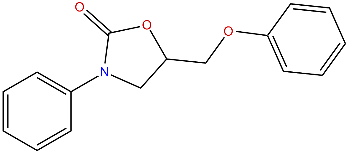 Image of 3-phenyl-5-phenoxymethyl-2-oxazolidinone