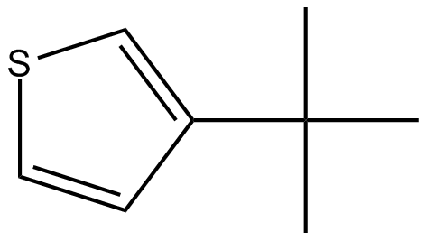 Image of 3-(1,1-dimethylethyl)thiophene
