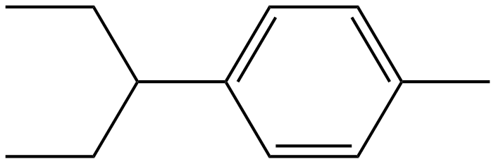 Image of 3-(4-methylphenyl)pentane