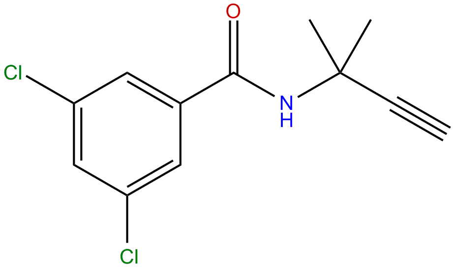 Image of 3,5-dichloro-N-(1,1-dimethylpropynyl)benzamide