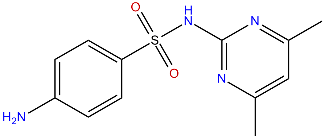 Image of 4-amino-N-(4,6-dimethyl-2-pyrimidinyl)benzenesulfonamide