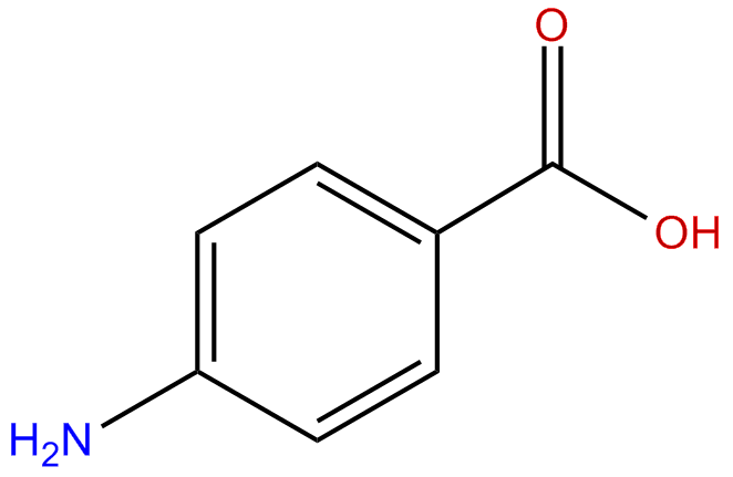Image of 4-aminobenzoic acid