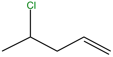 Image of 4-chloro-1-pentene