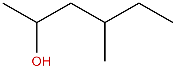 Image of 4-methyl-2-hexanol