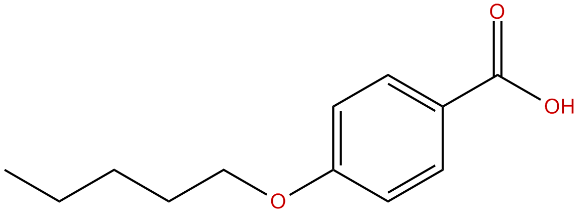 Image of 4-n-pentyloxybenzoic acid