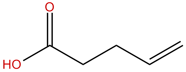 Image of 4-pentenoic acid