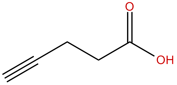 Image of 4-pentynoic acid