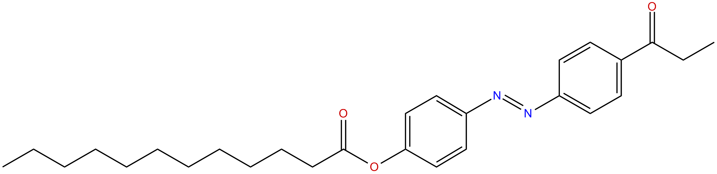 Image of 4-[[4-(1-oxopropyl)phenyl]azo]phenyl dodecanoate