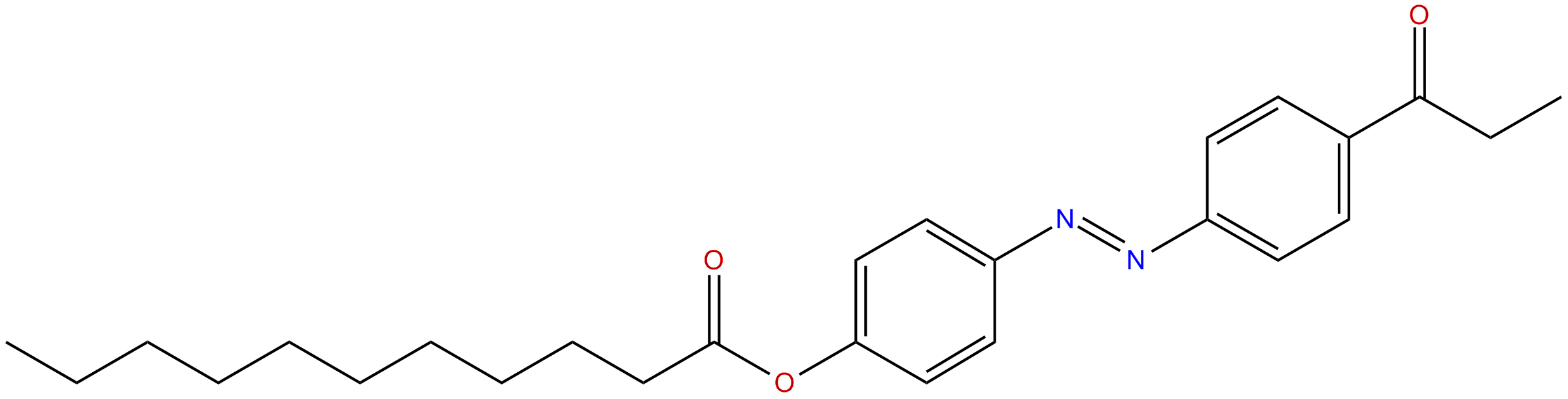Image of 4-[[4-(1-oxopropyl)phenyl]azo]phenyl undecanoate