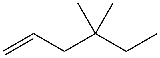 Image of 4,4-dimethyl-1-hexene