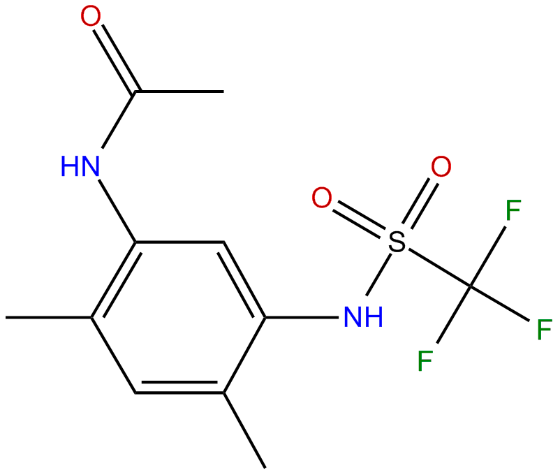 Image of 5-acetamido-2,4-dimethyltrifluoromethanesulfonanilide
