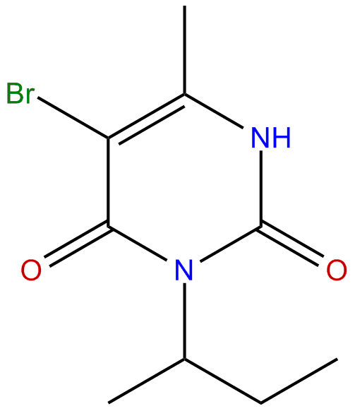 Image of 5-bromo-6-methyl-3-(1-methylpropyl)-2,4(1H,3H)-pyrimidinedione