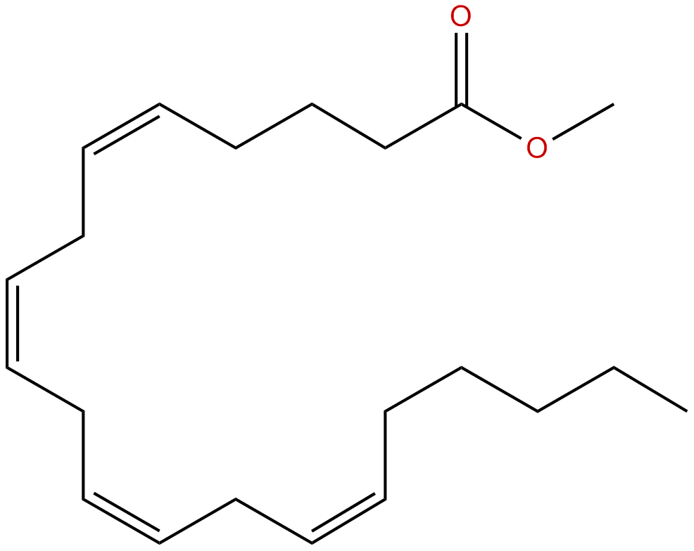 Image of 5,8,11,14-eicosatetraenoic acid, methyl ester, (all-Z)-
