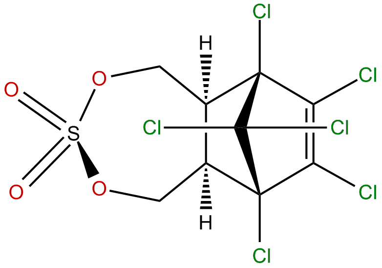 Image of 6,7,8,9,10,10-hexachloro-6,9-methano-2,4,3-benzodioxathiepin-3,3-dioxide