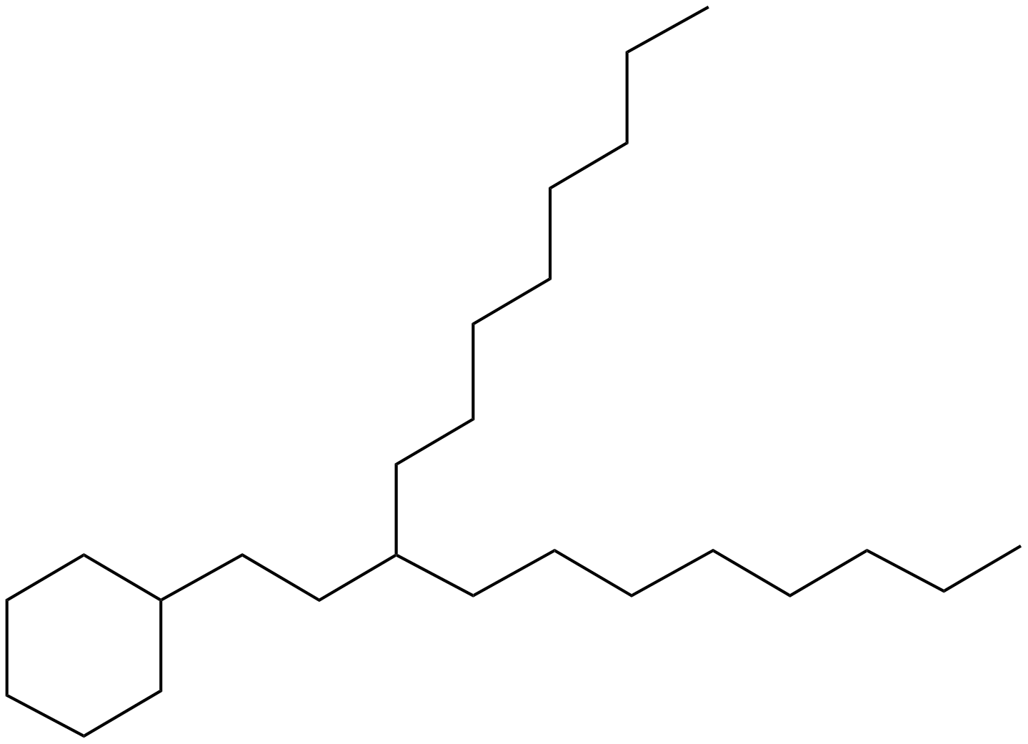 Image of 9-(2-cyclohexylethyl)heptadecane