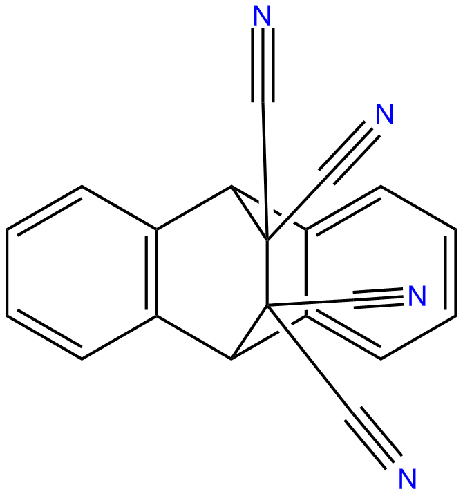 Image of 9,10-dihydro-9,10-ethanoanthracene-11,11,12,12-tetracarbonitrile