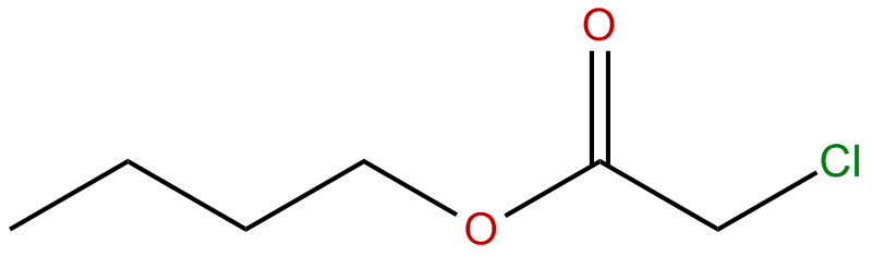 Image of acetic acid, chloro-, butyl ester
