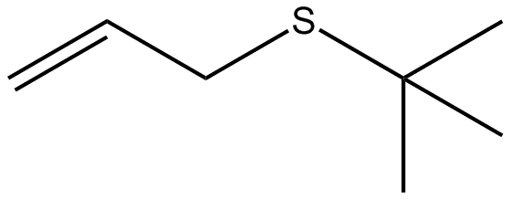 Image of allyl 1,1-dimethylethyl sulfide