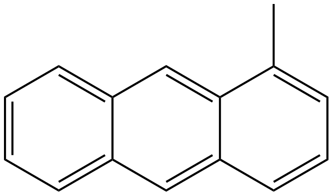 Image of anthracene, 1-methyl-