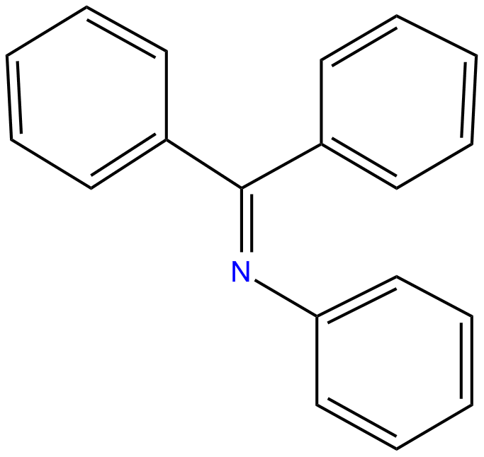 Image of benzenamine, N-(diphenylmethylene)-