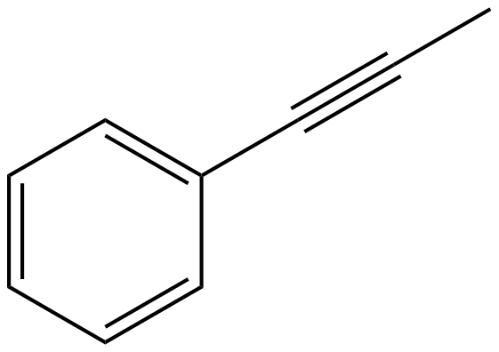 Image of benzene, 1-propynyl-