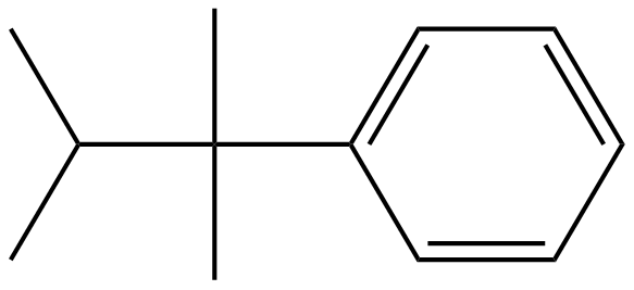 Image of benzene, (1,1,2-trimethylpropyl)-