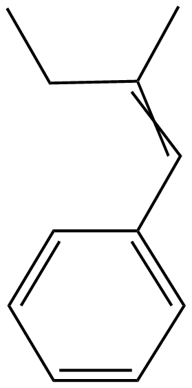 Image of benzene, (2-methyl-1-butenyl)-