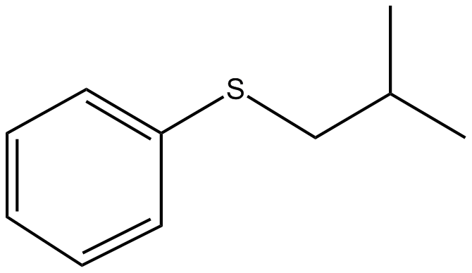Image of benzene, [(2-methylpropyl)thio]-