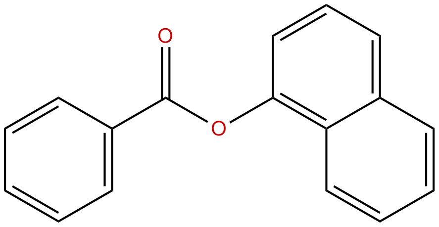 Image of benzoic acid, 1-naphthyl ester