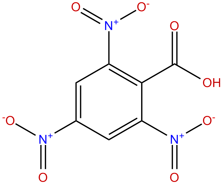 Image of benzoic acid, 2,4,6-trinitro-