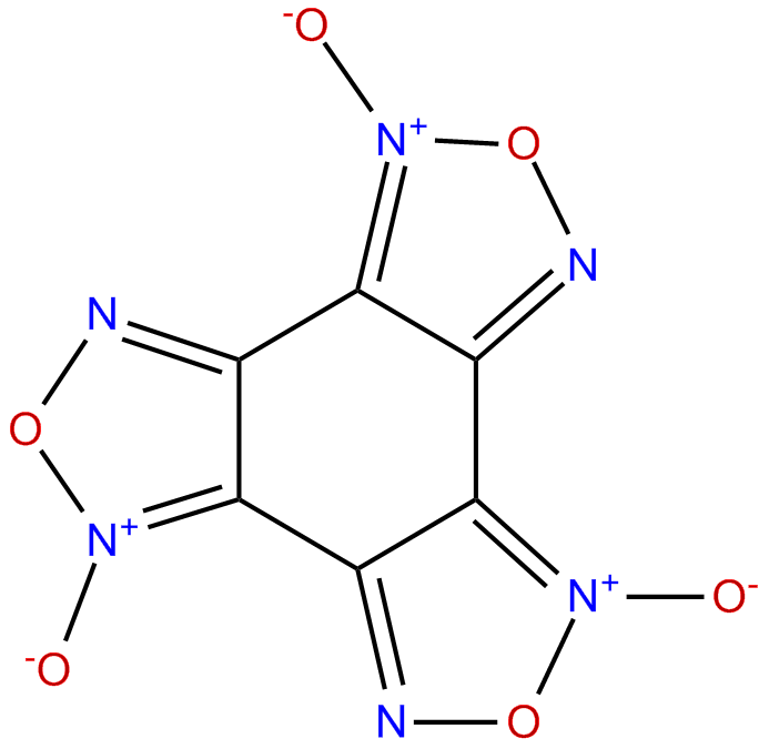 Image of benzo[1,2-c;3,4-c';5,6-c'']tris[1,2,5]oxadiazole, 1,4,7-trioxide