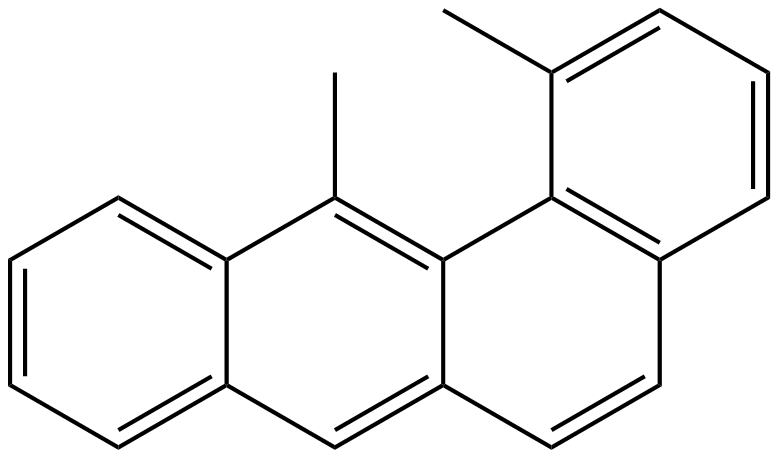 Image of benz[a]anthracene, 1,12-dimethyl-