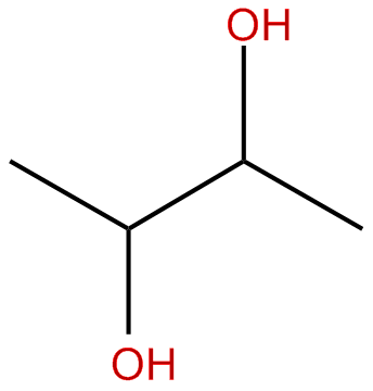 Image of butane, 2,3-dihydroxy-, isomer not specified