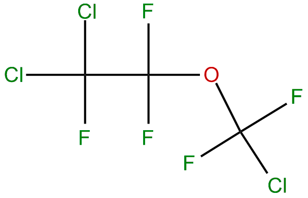 Image of chlorodifluoromethyl 2,2-dichloro-1,1,2-trifluoroethyl ether