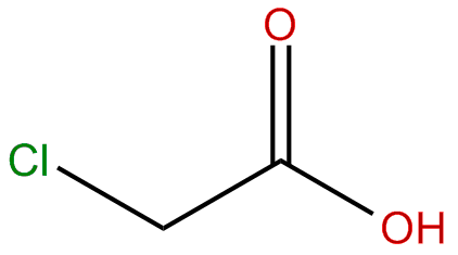 Image of chloroethanoic acid