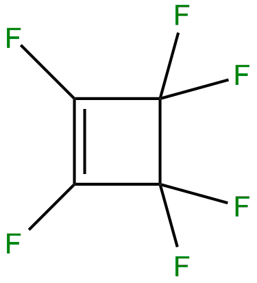 Image of cyclobutene, hexafluoro-