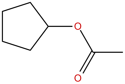 Image of cyclopentyl ethanoate
